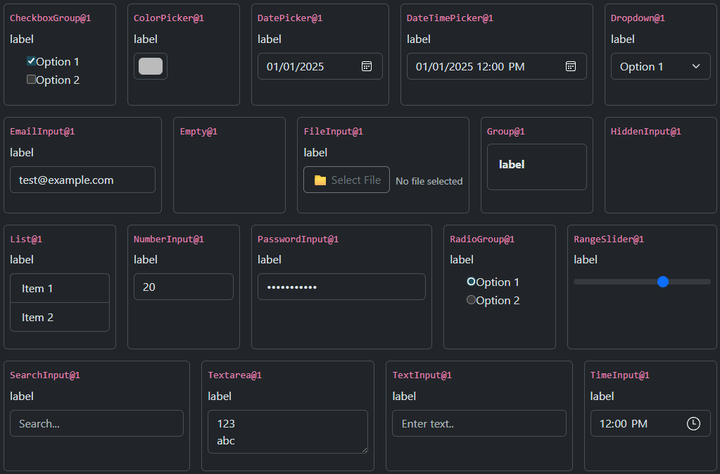 Component Library